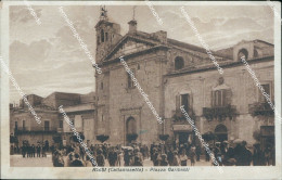 Delcampe - Bc45 Cartolina Riesi Piazza Garibaldi Caltanisetta Sicilia Bella!! - Caltanissetta