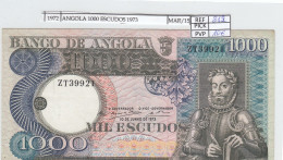 Delcampe - CRJ1972 BILLETE ANGOLA 1.000 ESCUDOS 1973 P-108r MBC+ - Angola