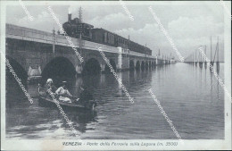 Delcampe - Bc148 Cartolina Venezia Citta' Ponte Della Ferrovia Sulla Laguna Veneto - Venezia (Venedig)