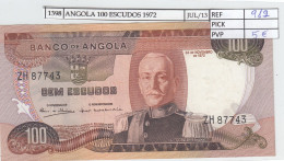 Delcampe - CRJ1398 BILLETE ANGOLA 100 ESCUDOS 1972 P-101 EBC - Angola