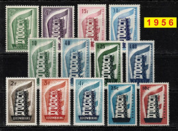Delcampe - Europa CEPT 1956 Annata COMPLETA 13 Fbolli Nuovi **/MNH - 1956