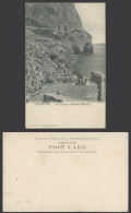 Delcampe - Gibraltar Old UB Postcard 2nd Europa Advance Battery Cannon Gun Cliff V.&J.C. 30 - Gibraltar