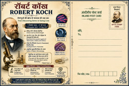 Delcampe - Robert Koch Postcard Fromindia - Maladies