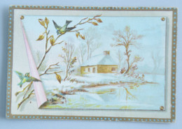Delcampe - Calendrier 1906 Chocolat POULAIN - Hiver - Petit Format : 1901-20