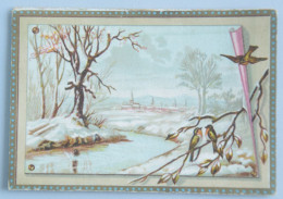 Delcampe - Calendrier 1906 Chocolat POULAIN - Hiver - Petit Format : 1901-20