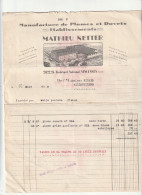 Delcampe - 94-M.Netter...Plumes & Duvets.....Vincennes....Val De Marne...1938 - Altri & Non Classificati