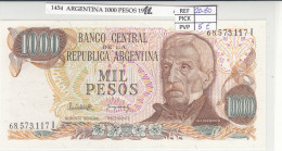 Delcampe - CRJ1454 BILLETE ARGENTINA 1000 PESOS 1982 P-304d.2 N01454 - Argentine