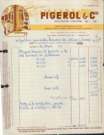 Delcampe - FACTURE - SAINTES - PIGEROL & CIE - EXPLOITATION FORESTIERE - 1900 – 1949