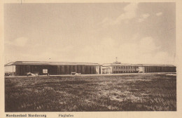 Delcampe - Vintage Pc Lufthansa Junkers Aircraft @ Nordseebad Norderney Airport Flughafen - 1919-1938: Fra Le Due Guerre