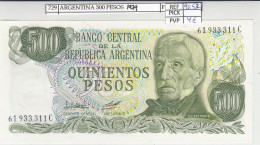 Delcampe - CRJ0729 BILLETE ARGENTINA 500 PESOS 1979 P-303b.2 - Argentine