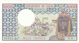 Delcampe - 37-  BILLET    REPUBLIQUE DE TCHAD MILLE FRANCS - Tchad