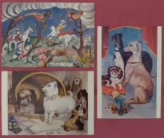 Delcampe - 3 Cartes Postales - Illustration Anne Marie - Editions Agora - Sonstige & Ohne Zuordnung
