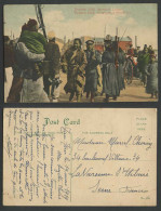 Delcampe - China Tientsin Riot 1912 Old Postcard Arrested Looter, Police Soldiers, Rickshaw - China