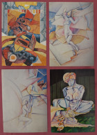 Delcampe - 4 Cartes Postales - Illustration Fitremann - Editions Agora - Sonstige & Ohne Zuordnung