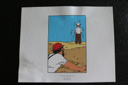 Delcampe - Ex-Libris-Tintin-Trois Dessins De Hergé- Extrait De Le Crabe Aux Pinces D'Or - Planche 30 Strip/ 5-6-7 - Dim:240x193mm - Ilustradores G - I