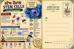 Delcampe - Stem Cells Postcard Fromindia - Maladies