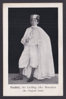 Delcampe - Vintage Postcard Germany Circus Paulini Original Genius - Zirkus