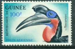Delcampe - Guinea 1962 MiNr 161 MNH Birds. Abyssinian Ground Horn Bill #12-14-26 - Guinea (1958-...)