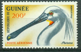 Delcampe - Guinea 1962 MiNr 162 MNH Birds. White Spoonbill #12-14-27 - Guinea (1958-...)