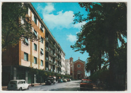 Delcampe - Riviera Delle Palme, Albenga, Via Don Isola E Parrocchia Del S. Cuore - Savona