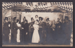 Delcampe - Vintage Postcard Germany Music Dance With Soldiers RPPC - Musik Und Musikanten