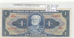 Delcampe - CRJ1887 BILLETE BRASIL 1 CRUZEIRO 1954 P-150a N01887 - Brésil