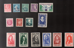 Delcampe - FRANCE** (neufs Sans Charnières). (Lot N° F90: 15 Timbres). - Other & Unclassified