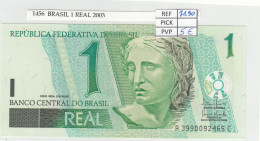 Delcampe - CRJ1456 BILLETE BRASIL 1 REAL 2003 P-251 N01464 - Brésil