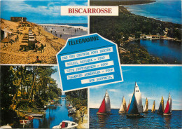 Delcampe - 40 - BISCAROSSE PLAGE - FACON TELEGRAMME - Biscarrosse