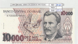 Delcampe - CRJ1895 BILLETE BRASIL 10.000 CRUZEIROS 1993 P-233c N01895 - Brésil