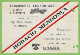 Delcampe - Lisboa - Factura Da Casa Comercial - Horácio Mendonça - Old Cars - Voitures - Portugal - Portogallo
