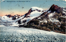 Delcampe - Rhonegletscher Und Galenstock (881) * 24. 8. 1928 - Obergoms