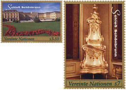 Delcampe - 100196 MNH NACIONES UNIDAS. Viena 1998 CASTILLO DE SCHÖNBRUNN. PATRIMONIO MUNDIAL - Castles