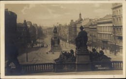 Delcampe - Photo CPA Praha Prag Tschechien, Václavské Náměstí, Wenzelsplatz - Repubblica Ceca