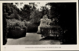 Delcampe - CPA Barcelona Katalonien Spanien, Exposicion International 1929, Rincon Del Parque - Sonstige & Ohne Zuordnung