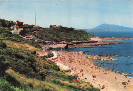Delcampe - 64 GUETHARY LA PLAGE AU FOND LES MONTAGNES D ESPAGNE - Guethary