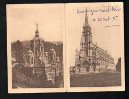 Delcampe - Carte 2 Volets Recto Verso Format Cpa Souvenir Du Voeu De La Guerre à Notre Dame De Bonsecours - Bonsecours