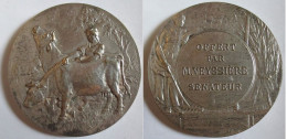 Delcampe - Medaille En Bronze Offert Par Le Sénateur Marcel Veyssière 1920 – 1922 – Sénateur De La Gironde - Other & Unclassified