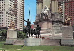 Delcampe - ESPAGNE MADRID PLAZA DE ESPANA MONUMENTO A CERVANTES - Sonstige & Ohne Zuordnung