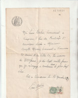 Delcampe - 94-L.Brelier..Reconnaissance De Dette..Mme A.Mamin...Vincennes...Val De Marne...1929 - Altri & Non Classificati