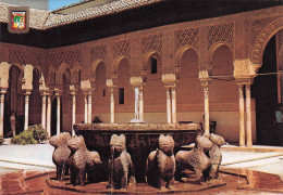 Delcampe - ESPAGNE GRENADE ALHAMBRA PATIO DE LOS LEONES - Sonstige & Ohne Zuordnung