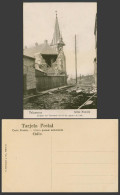 Delcampe - Chile Valparaiso Earthquake Iglesia Alemana German Church Aug. 1906 Old Postcard - Chile