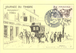 Delcampe - 45 - BEAUGENCY - JOURNEE DU TIMBRE 1986 - Beaugency