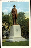 Delcampe - CPA Racine Wisconsin USA, Lincoln Monument - Sonstige & Ohne Zuordnung
