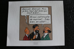 Delcampe - Ex-Libris-Tintin-Trois Dessins De Hergé-Extrait De Le Trésor De Rackham Le Rouge - Planche 62 Strip/2-3-4-Dim:240x193mm - Ilustradores G - I
