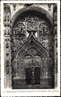 Delcampe - CPA Salamanca Kastilien Und León, Portada Principal De La Catedral - Sonstige & Ohne Zuordnung