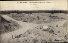 Delcampe - CPA Berry Au Bac Aisne, Emplacement Du Lleu Dit Le Cholera, Kriegszerstörung 1. WK - Andere & Zonder Classificatie