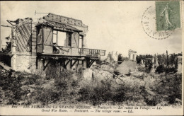 Delcampe - CPA Pontavert Aisne, Les Ruines Du Village, Kriegszerstörung 1. WK - Andere & Zonder Classificatie