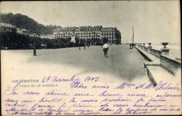 Delcampe - CPA Donostia San Sebastian Baskenland, Paseo De La Zurriola - Sonstige & Ohne Zuordnung