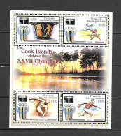Delcampe - Penrhyn 2000 Olympic Games - SYNDEY MS MNH - Penrhyn
